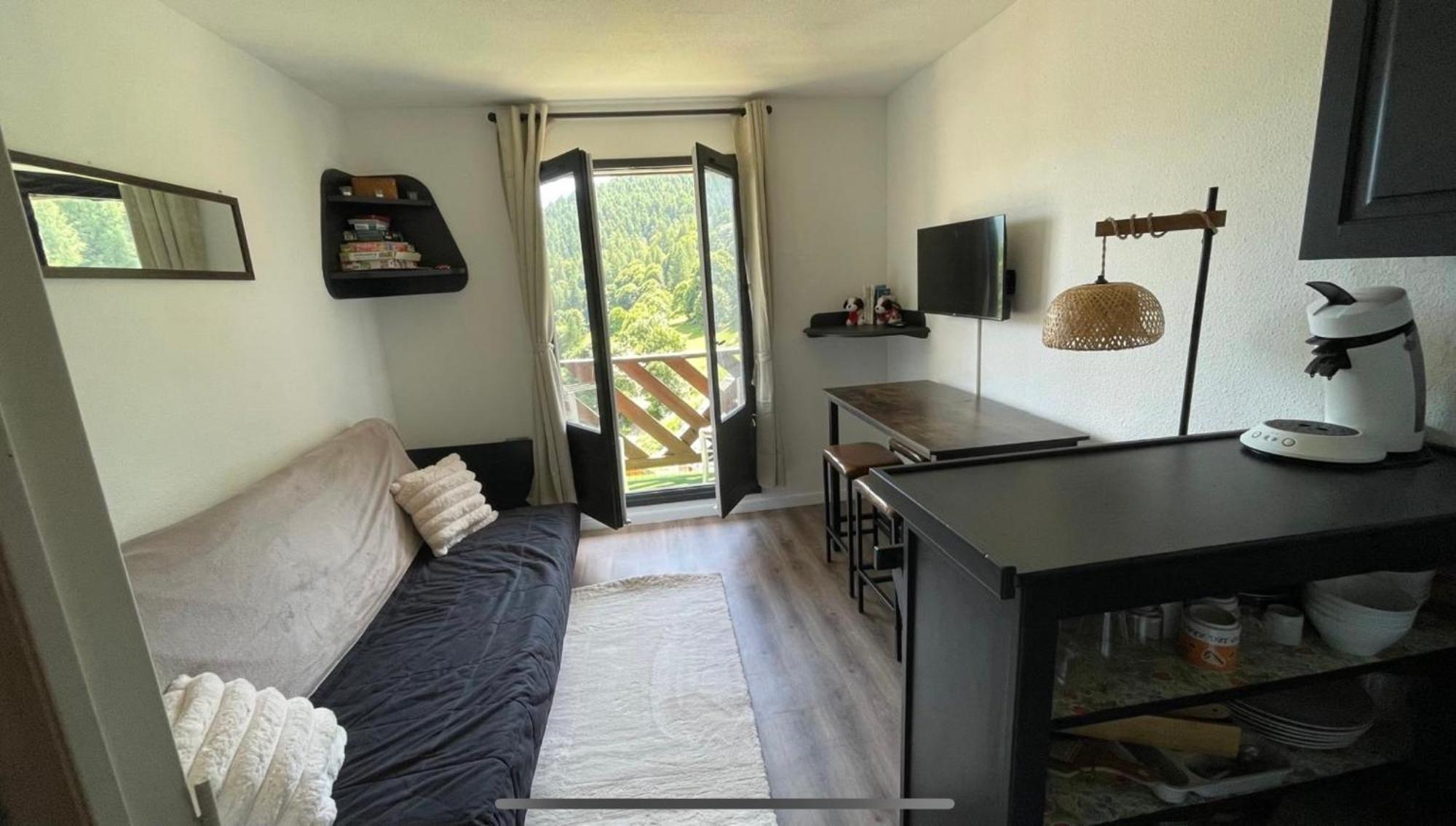 Studio Cosy 4 Couchages Avec Parking Et Balcon, Au Pied Telesiege Et Vente Forfaits A La Foux D'Allos Buitenkant foto